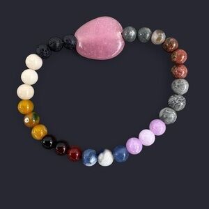 Mixed Bead Bracelet 6mm